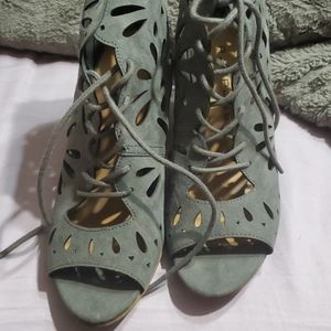 Rampage open toe heels